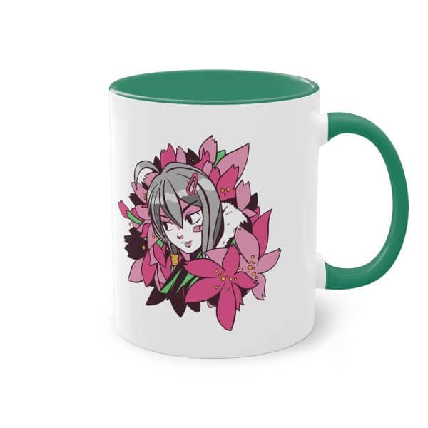 Blüten der Leidenschaft - Die Otaku-Tasse mit Anime Girl