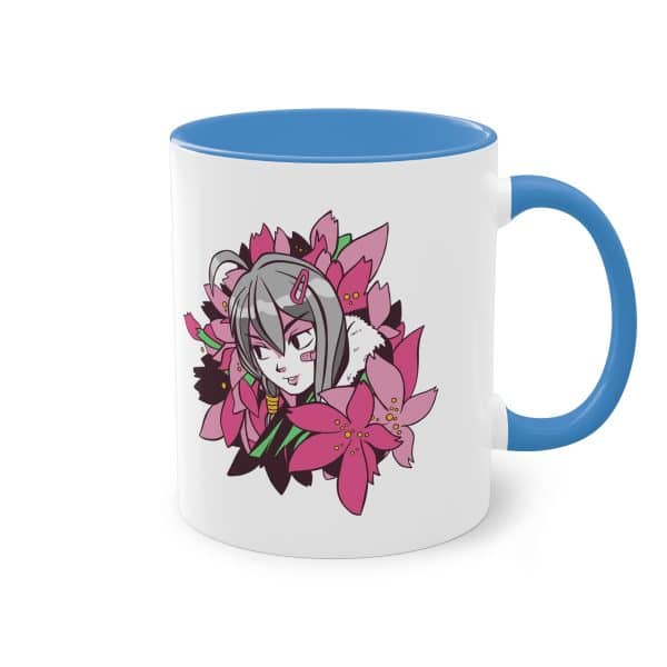 Blüten der Leidenschaft - Die Otaku-Tasse mit Anime Girl