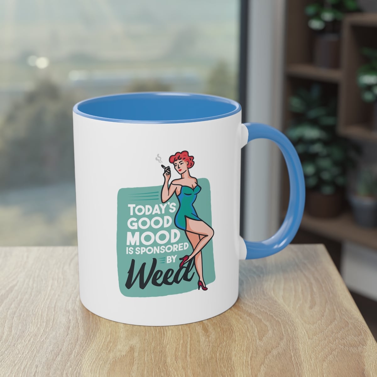 Retro-Entspannung - Die 50er-Jahre-Stil Weed Tasse