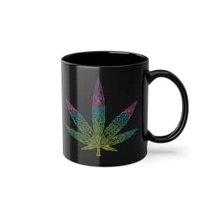 "Zen im Rauch" - Die Mandala Cannabis Tasse