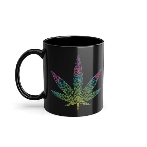 "Zen im Rauch" - Die Mandala Cannabis Tasse