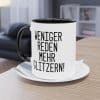 Weniger reden, mehr glitzern! - Die inspirierende Glitzertasse