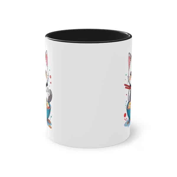 Kawaii Katze mit Ramen - Die Anime-Tasse mit Katzenmotiv