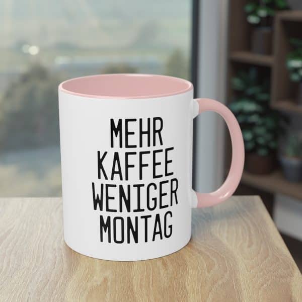 Mehr Kaffee, weniger Montag - Die motivierende Kaffeetasse