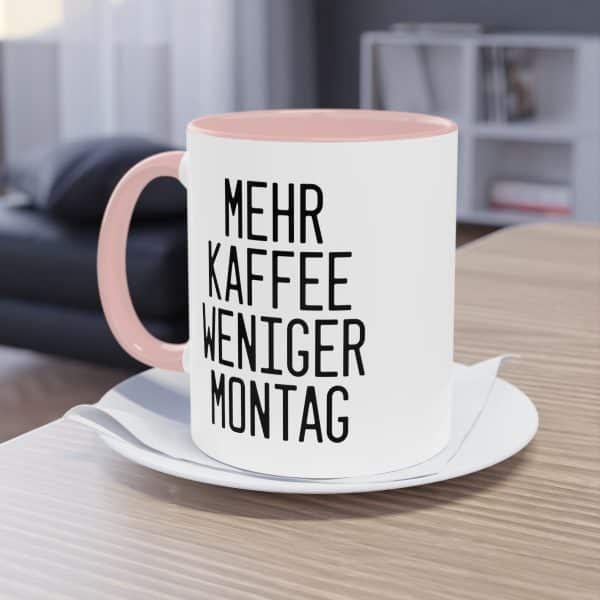 Mehr Kaffee, weniger Montag - Die motivierende Kaffeetasse