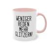 Weniger reden, mehr glitzern! - Die inspirierende Glitzertasse