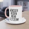 Weniger reden, mehr glitzern! - Die inspirierende Glitzertasse