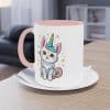 Magische Katzen-Einhorn Tasse - Keramik Tasse mit Einhornkatze Design