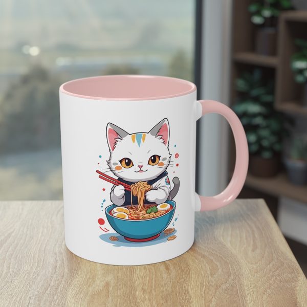 Kawaii Katze mit Ramen - Die Anime-Tasse mit Katzenmotiv