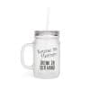 Mason Jar Trinkglas "Sonne im Herzen, Drink in der Hand"