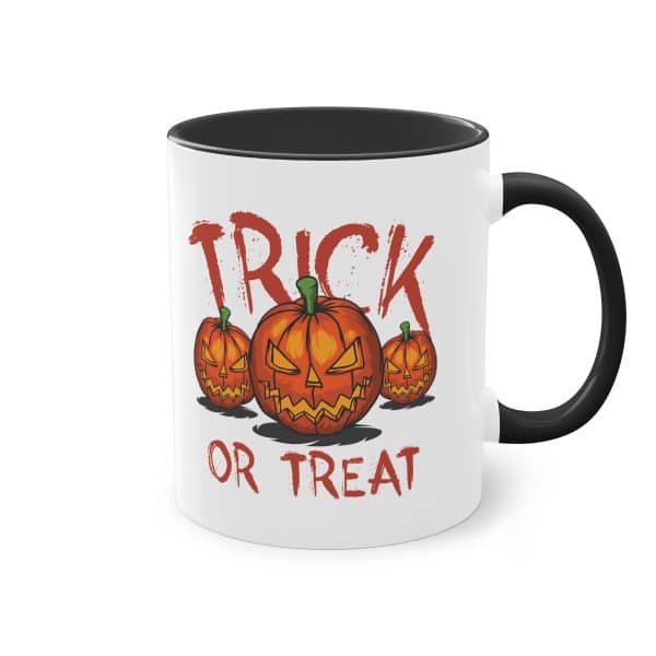 Trick or Treat Tasse - Gruselige Halloween Keramik Tasse