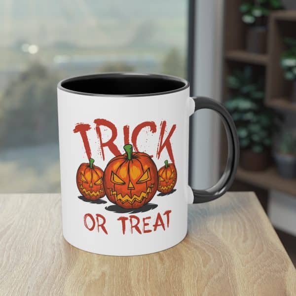 Trick or Treat Tasse - Gruselige Halloween Keramik Tasse