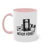 Never Forget Tasse - Retro Diskette/VHS/Kassette Keramik Tasse