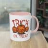 Trick or Treat Tasse - Gruselige Halloween Keramik Tasse