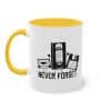 Never Forget Tasse - Retro Diskette/VHS/Kassette Keramik Tasse