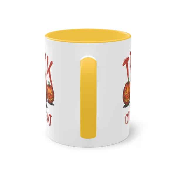 Trick or Treat Tasse - Gruselige Halloween Keramik Tasse