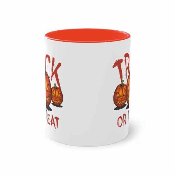 Trick or Treat Tasse - Gruselige Halloween Keramik Tasse