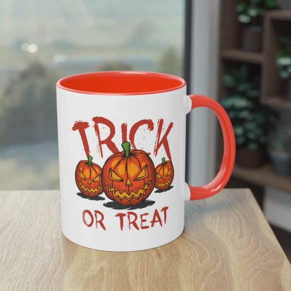 Trick or Treat Tasse - Gruselige Halloween Keramik Tasse