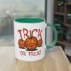 Trick or Treat Tasse - Gruselige Halloween Keramik Tasse