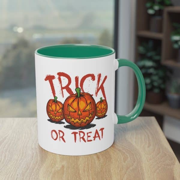 Trick or Treat Tasse - Gruselige Halloween Keramik Tasse