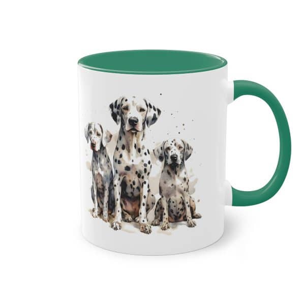 Dalmatiner Familie Tasse - Schöne Hunde Keramik Tasse