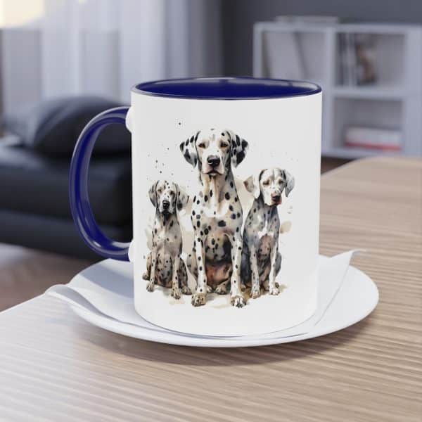 Dalmatiner Familie Tasse - Schöne Hunde Keramik Tasse