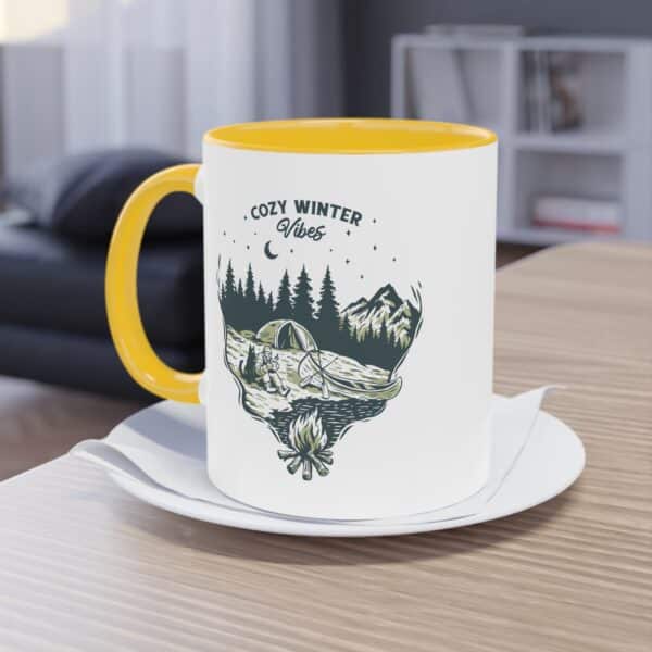 Winter Camping Tasse - "Cozy Winter Vibes"