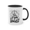 Geschenk für Camper: Die Abenteuer Camping Tasse - "Life is too short to wait"