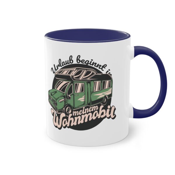 Camping Wohnmobil Tasse - "Urlaub beginnt in meinem Wohnmobil"