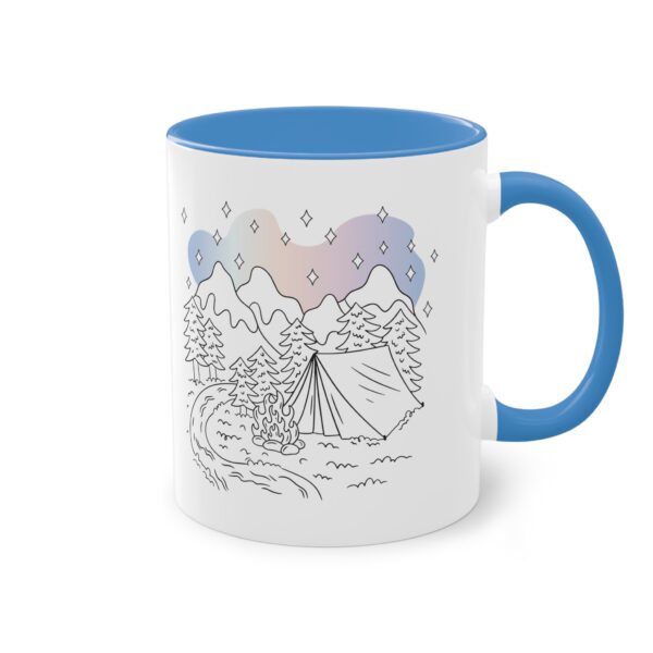 Aurora Camping Tasse - Magisches Camping Design unter Polarlichtern