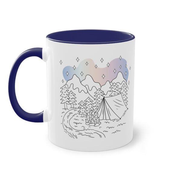 Aurora Camping Tasse - Magisches Camping Design unter Polarlichtern