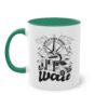 Geschenk für Camper: Die Abenteuer Camping Tasse - "Life is too short to wait"