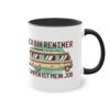 Camping Rentner Tasse - "Ich bin Rentner - Campen ist mein Job"