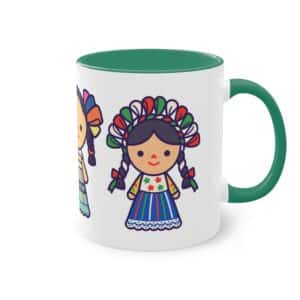 Petra Puppen Tasse – Traditionelle Handwerkskunst aus Mexiko