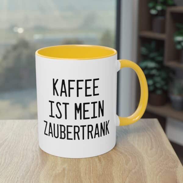 Kaffee ist mein Zaubertrank - Halloween Spruch Tasse