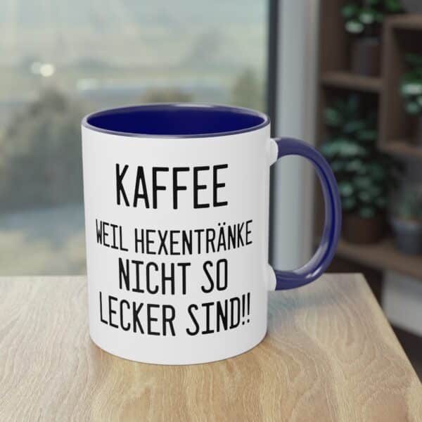 Kaffee, weil Hexentränke nicht so lecker sind - Halloween Spruch Tasse