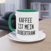 Kaffee ist mein Zaubertrank - Halloween Spruch Tasse