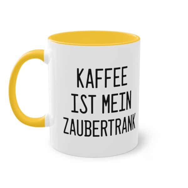 Kaffee ist mein Zaubertrank - Halloween Spruch Tasse