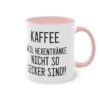 Kaffee, weil Hexentränke nicht so lecker sind - Halloween Spruch Tasse