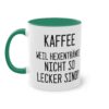 Kaffee, weil Hexentränke nicht so lecker sind - Halloween Spruch Tasse