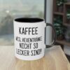 Kaffee, weil Hexentränke nicht so lecker sind - Halloween Spruch Tasse