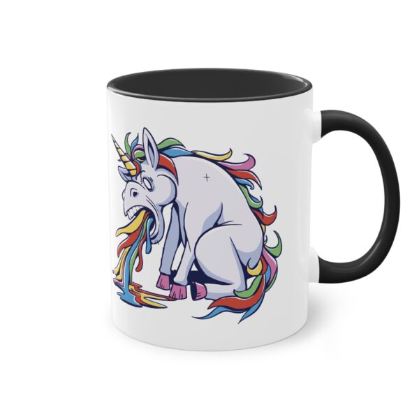 Kotzendes Einhorn Tasse - Lustiges und buntes Design für gute Laune