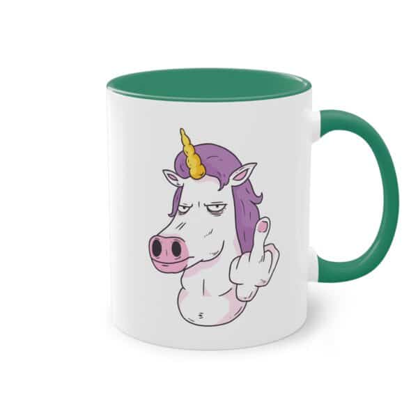 Stinkefinger Einhorn Tasse - Lustiges Design für alle mit Humor