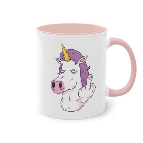 Stinkefinger Einhorn Tasse - Lustiges Design für alle mit Humor