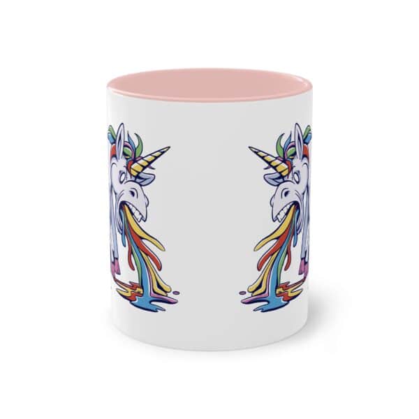 Kotzendes Einhorn Tasse - Lustiges und buntes Design für gute Laune